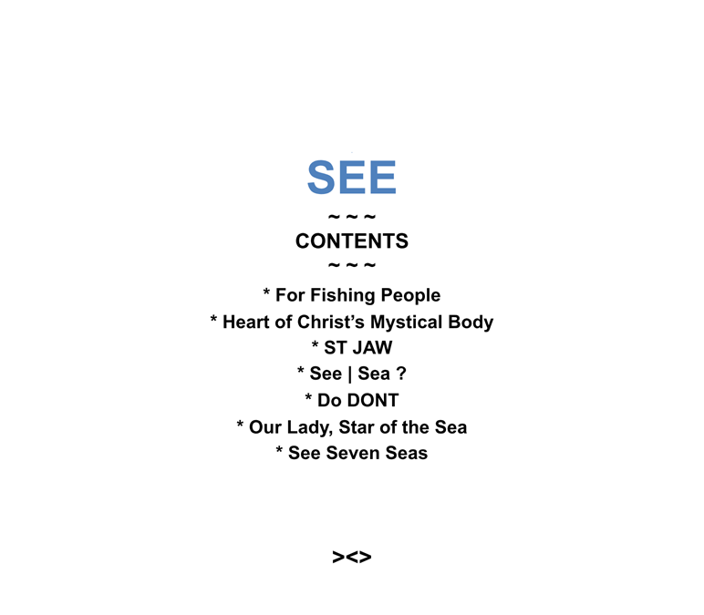 SEE SEVEN SEAS and FOLLOWING SEAS by Vincent Salamoni