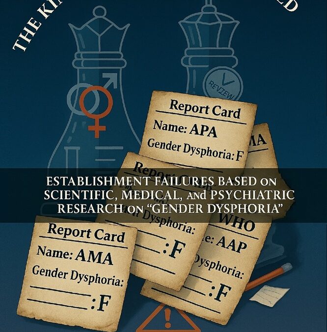 The King and Queen are Naked: Establishment Failures based on Scientific, Medical, and Psychiatric Research on “Gender Dysphoria” by Stephen W. Rouhana, Ph.D.