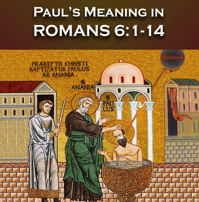“In Christ”: Paul’s Meaning in Romans 6:1-14 by Mary Angela McMenamin