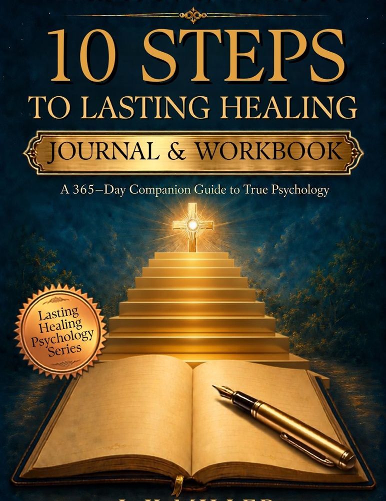 10 Steps to Lasting Healing Journal & Workbook: A 365-Day Companion Guide to True Psychology by L K Miller
